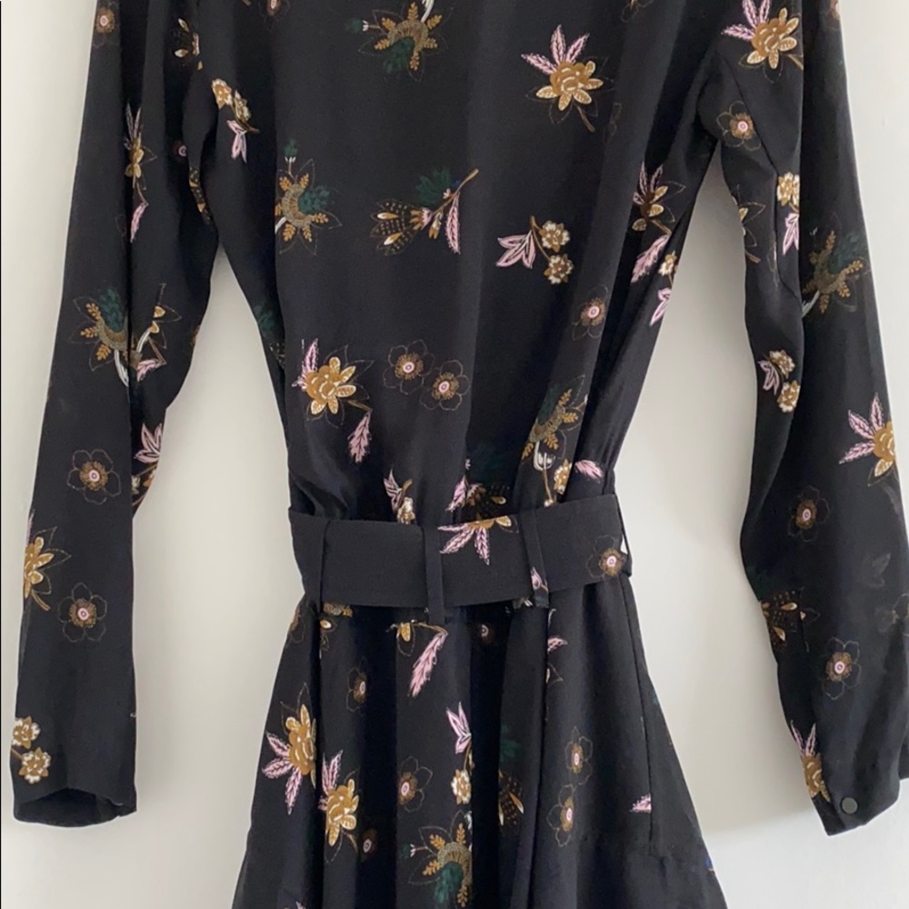 A.L.C. Campbell Dress in Black Multi - Picture 9 of 11